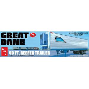 Maxpower AMT 1249 Great Dane 40' Reefer Trailer 1:25 Model Kit Maxpower AMT 1249 Great Dane 40' Reefer Trailer 1:25 Model Kit