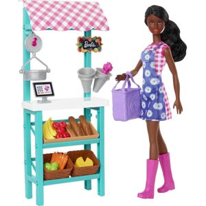 Barbie Careers Doll & Playset Farmers Market Theme with Brunette Fash Barbie Careers Doll & Playset Farmers Market Theme with Brunette Fash