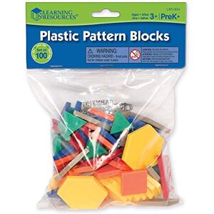 Learning Resources Plastic Pattern Blocks .5cm Counting & Sorting Early Math C Learning Resources Plastic Pattern Blocks .5cm Counting & Sorting Early Math C