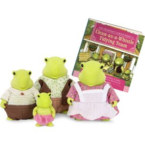 Li'l Woodzeez - The Tidyshine Turtle Family Set - 4 Collectible Doll Figures wit Li'l Woodzeez - The Tidyshine Turtle Family Set - 4 Collectible Doll Figures wit