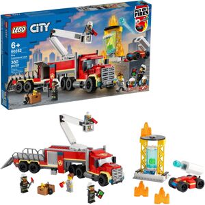Lego City Fire Command Unit 60282 Building Kit; Fun Firefighter Toy Bu Lego City Fire Command Unit 60282 Building Kit; Fun Firefighter Toy Bu