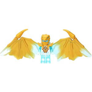 Lego Ninjago Crystalized: Zane Dragon Minifigure with Sword and Shurik Lego Ninjago Crystalized: Zane Dragon Minifigure with Sword and Shurik