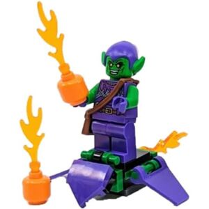 Lego Marvel Superheroes: Green Goblin Minifigure with Glider and Pumpk Lego Marvel Superheroes: Green Goblin Minifigure with Glider and Pumpk
