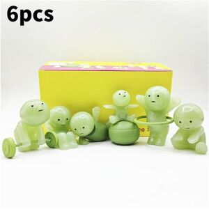 Unbranded (6pcs Fitness ) Smiski Luminous Action Figure Cartoon Elf Model Toy Pvc Display Unbranded (6pcs Fitness ) Smiski Luminous Action Figure Cartoon Elf Model Toy Pvc Display
