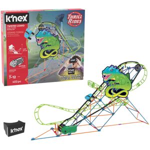 K'NEX Thrill Rides - Twisted Lizard Roller Coaster Building Set - 403 Piece - Ag K'NEX Thrill Rides - Twisted Lizard Roller Coaster Building Set - 403 Piece - Ag