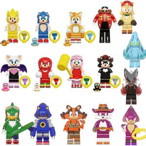 Bonxaif 16PCS New Sonic The Hedgehog's Minifigure Fit Lego Kid Toy Bonxaif 16PCS New Sonic The Hedgehog's Minifigure Fit Lego Kid Toy