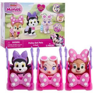 Disney Junior Minnie Mouse Polka Dot Pets 3-Pack Figures Officially Licensed Ki Disney Junior Minnie Mouse Polka Dot Pets 3-Pack Figures Officially Licensed Ki