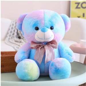 Unbranded (Blue , 35cm) Bear Bowknot Teddy Plush Toy Cartoon Stuffed Animal Doll Decoratio Unbranded (Blue , 35cm) Bear Bowknot Teddy Plush Toy Cartoon Stuffed Animal Doll Decoratio