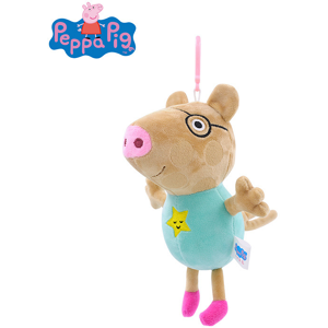 Unbranded (Pedro) Soft Peppa Pig Plush Toy Keychain Friends Dolls Cartoon Pendant Kids Gif Unbranded (Pedro) Soft Peppa Pig Plush Toy Keychain Friends Dolls Cartoon Pendant Kids Gif