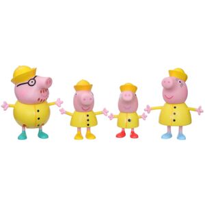 Peppa Pig Peppas Adventures Peppas Family Rainy Day Figure 4-Pack Toy - Includes Peppa Pig Peppas Adventures Peppas Family Rainy Day Figure 4-Pack Toy - Includes