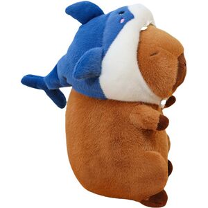 Unbranded (35cm) Hat Capybara Shark Plush Toy Cartoon Stuffed Animal Doll Gift Decoration Unbranded (35cm) Hat Capybara Shark Plush Toy Cartoon Stuffed Animal Doll Gift Decoration