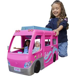 Barbie Dream Camper, Pink Camper with 7 Play Areas, 60 Toy Accessories, 2 Puppie Barbie Dream Camper, Pink Camper with 7 Play Areas, 60 Toy Accessories, 2 Puppie