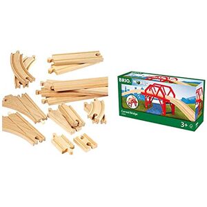 Brio World - Expansion Pack - Intermediate Wooden Train Track for Kids age 3 yea Brio World - Expansion Pack - Intermediate Wooden Train Track for Kids age 3 yea