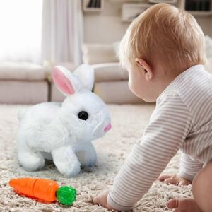 Unbranded (WH) Bunny Toys Interactive Toys Bunnies Can Walk And Talk, Easter Plush Stuffed Unbranded (WH) Bunny Toys Interactive Toys Bunnies Can Walk And Talk, Easter Plush Stuffed