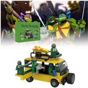 Unbranded Mutant Teenage Ninja Turtles Minibus Assembling Building Blocks Gift Toys Model Unbranded Mutant Teenage Ninja Turtles Minibus Assembling Building Blocks Gift Toys Model