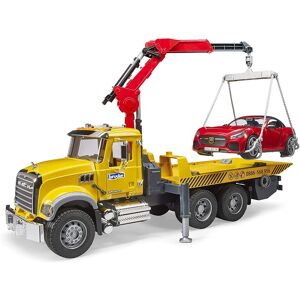 Bruder - Mack Granite Tow Truck with Bruder Roadster (02829) - For Ages (4) and Bruder - Mack Granite Tow Truck with Bruder Roadster (02829) - For Ages (4) and