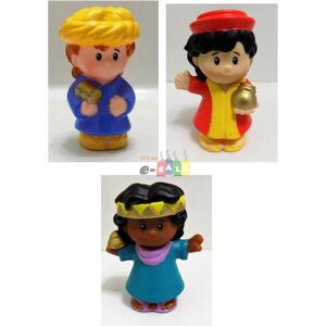 Fisher Price Little People Nativity Manger Replacement Three (3) Wise Man with G Fisher Price Little People Nativity Manger Replacement Three (3) Wise Man with G