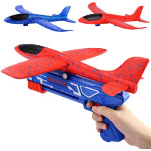 Allaugh Glider Planes Launcher Toy, Airplane Throwing Foam Aeroplanes with Catapult Gun, Allaugh Glider Planes Launcher Toy, Airplane Throwing Foam Aeroplanes with Catapult Gun,