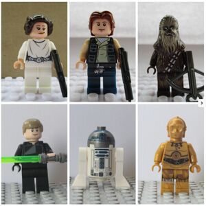 Bonxaif Star Wars Custom Fit Lego Mini Figures Toys Han Solo Luke Chewbacca R2D2 Bonxaif Star Wars Custom Fit Lego Mini Figures Toys Han Solo Luke Chewbacca R2D2