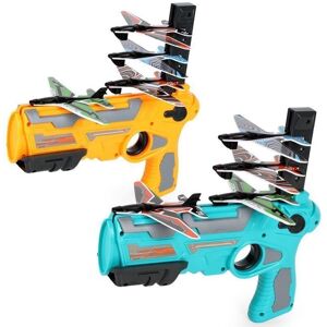 Maxpower (2pcs gun 20 plane) Gun Airplane Launcher Toy Airplane Gun Foam & Plastic Plane Maxpower (2pcs gun 20 plane) Gun Airplane Launcher Toy Airplane Gun Foam & Plastic Plane