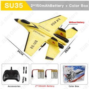 Maxpower (China, SU35 Yellow 2B Box) RC Plane SU35 2.4G With LED Lights Aircraft Remote C Maxpower (China, SU35 Yellow 2B Box) RC Plane SU35 2.4G With LED Lights Aircraft Remote C