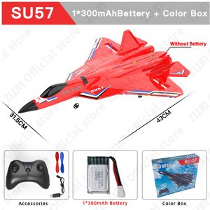 Maxpower (United States, SU57 Red 1B Box) RC Plane SU35 2.4G With LED Lights Aircraft Rem Maxpower (United States, SU57 Red 1B Box) RC Plane SU35 2.4G With LED Lights Aircraft Rem
