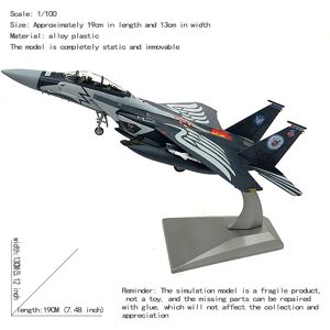 Maxpower (F-15E Fighter) JASON TUTU Diecast Metal 1/100 Scale US Army F-15E Strike Eagle Maxpower (F-15E Fighter) JASON TUTU Diecast Metal 1/100 Scale US Army F-15E Strike Eagle