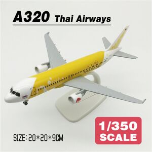 Maxpower (With Box-A320) Plane Model 20cm Scale 1:350 Thai Airlines A320 Metal Diecast Ai Maxpower (With Box-A320) Plane Model 20cm Scale 1:350 Thai Airlines A320 Metal Diecast Ai