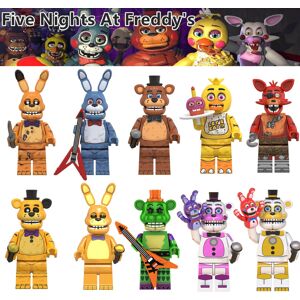 Unbranded 10-Piece Five Nights at Freddy's LEGO-Compatible Minifigures Set for Kids Unbranded 10-Piece Five Nights at Freddy's LEGO-Compatible Minifigures Set for Kids