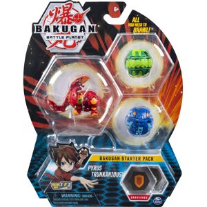 Bakugan Starter Pack 3-Pack Pyrus Trunkaious Collectible Action Figures for A Bakugan Starter Pack 3-Pack Pyrus Trunkaious Collectible Action Figures for A