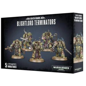 Games Workshop 99120102074 "Death Guard Blightlord Terminators Miniature Games Workshop 99120102074 "Death Guard Blightlord Terminators Miniature