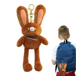 Unbranded Stuffed Rabbit Pulling Ears Handbags Key Ring - Soft Stuffed Rabbit Plush Toy Unbranded Stuffed Rabbit Pulling Ears Handbags Key Ring - Soft Stuffed Rabbit Plush Toy