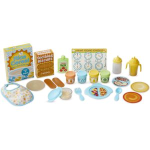 Melissa & Doug Mine to Love Mealtime Play Set for Dolls with Bottle Pretend Bab Melissa & Doug Mine to Love Mealtime Play Set for Dolls with Bottle Pretend Bab
