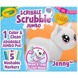 Crayola Scribble Scrubbie Jumbo Large Posable Animal Toy 6 Inches Toy Cat for Crayola Scribble Scrubbie Jumbo Large Posable Animal Toy 6 Inches Toy Cat for