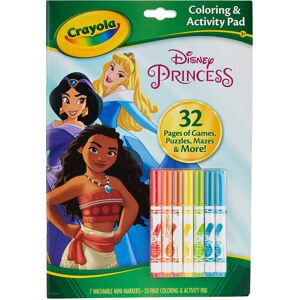 Crayola Disney Princess Color & Activity Book 32 Coloring Pages & 7 Mini Marker Crayola Disney Princess Color & Activity Book 32 Coloring Pages & 7 Mini Marker