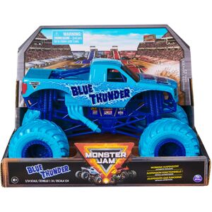 Monster Cable Jam Blue Thunder Monster Truck - Aqua - 1:24 Scale Die-Cast Vehicle-Chr Monster Cable Jam Blue Thunder Monster Truck - Aqua - 1:24 Scale Die-Cast Vehicle-Chr