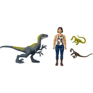 Mattel Jurassic World Toys Camp Cretaceous Sammy Velociraptor and 2 Compys Huma Mattel Jurassic World Toys Camp Cretaceous Sammy Velociraptor and 2 Compys Huma