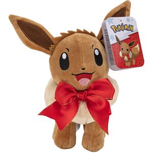 Pokémon Pokmon PKW0200 Holiday BOW-8-Inch Eevee Plush with Unique Accessory Multi Pokémon Pokmon PKW0200 Holiday BOW-8-Inch Eevee Plush with Unique Accessory Multi