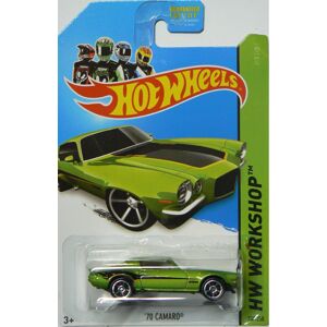 Hot Wheels 2014 Muscle Mania Hw Workshop Green '70 Camaro 231/250 Hot Wheels 2014 Muscle Mania Hw Workshop Green '70 Camaro 231/250