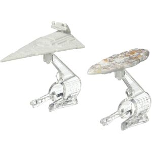 Hot Wheels Star Wars Starship Star Destroyer vs. Mon Calamari Cruiser Vehicle 2- Hot Wheels Star Wars Starship Star Destroyer vs. Mon Calamari Cruiser Vehicle 2-