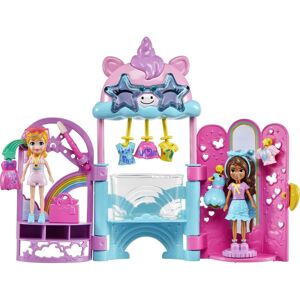 Polly Pocket Dolls & Playset Unicorn Toy with 2 Dolls & 19 Fashion Accessories Polly Pocket Dolls & Playset Unicorn Toy with 2 Dolls & 19 Fashion Accessories