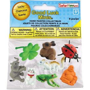 Safari Ltd. Good Luck Minis Lucky Fun Pack - 8 Mini Figurines of Frog Ladybug Safari Ltd. Good Luck Minis Lucky Fun Pack - 8 Mini Figurines of Frog Ladybug