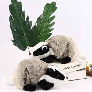 Unbranded Badger Plush Toy Animal Stuffed Doll Cartoon Bedroom Decoration 36cm Gift Kids Unbranded Badger Plush Toy Animal Stuffed Doll Cartoon Bedroom Decoration 36cm Gift Kids