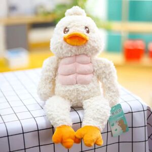 Unbranded (Duck, 45cm) Muscular Frog Fitness Duck Plush Toys Cute Animal Stuffed Dolls Gif Unbranded (Duck, 45cm) Muscular Frog Fitness Duck Plush Toys Cute Animal Stuffed Dolls Gif