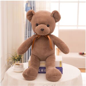 Unbranded (Light Brown) 35cm Teddy Bear With Colored Bow Tie Plush Toy Stuffed Animal Gift Unbranded (Light Brown) 35cm Teddy Bear With Colored Bow Tie Plush Toy Stuffed Animal Gift