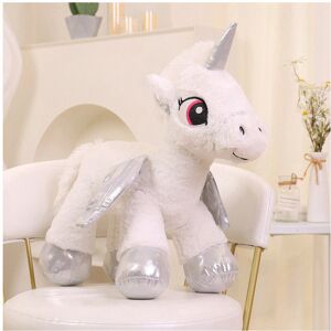 Unbranded (White, 45cm/17.72in) Plush Unicorn Winged Toy Animal Stuffed Doll Bedroom Decor Unbranded (White, 45cm/17.72in) Plush Unicorn Winged Toy Animal Stuffed Doll Bedroom Decor