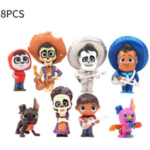 Unbranded Set 8pcs Figure Coco Cute Toy Doll Anime Collection Desktop Decor Kids Fans Gift Unbranded Set 8pcs Figure Coco Cute Toy Doll Anime Collection Desktop Decor Kids Fans Gift