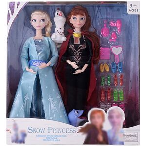 Unbranded Anna Frozen Elsa Barbie Doll Toy Set Little Princess Birthday Girls Presents Unbranded Anna Frozen Elsa Barbie Doll Toy Set Little Princess Birthday Girls Presents