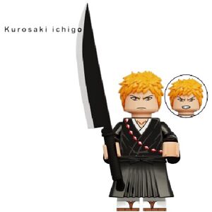 Unbranded (Kurosaki Ichigo) Anime Kurosaki Bleach Ichigo Mini Building Block Figure Toys C Unbranded (Kurosaki Ichigo) Anime Kurosaki Bleach Ichigo Mini Building Block Figure Toys C