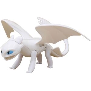 Unbranded (Light Fury) Train To How Your Dragon Night Fury Action Figures Movable Plastic Unbranded (Light Fury) Train To How Your Dragon Night Fury Action Figures Movable Plastic